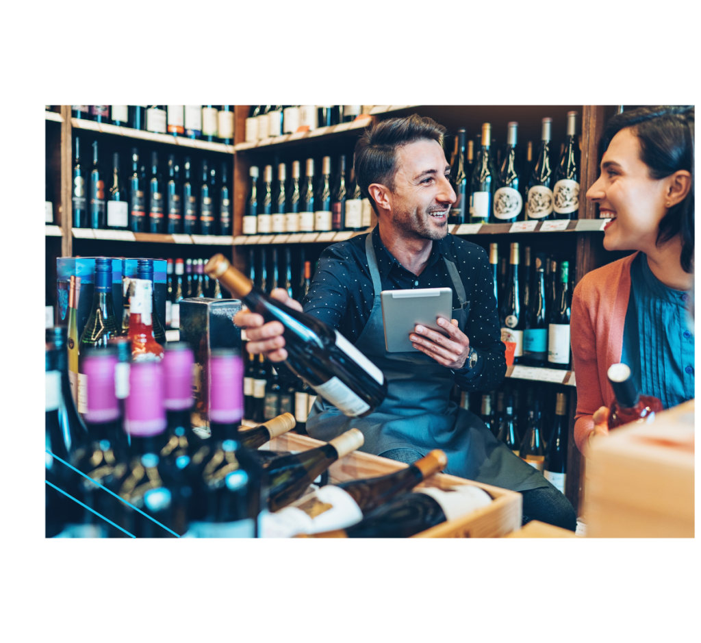 payments at liquor store